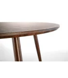 ROUND TABLE DOMENICO, TOP - WALNUT, LEGS - WALNUT / GOLD order